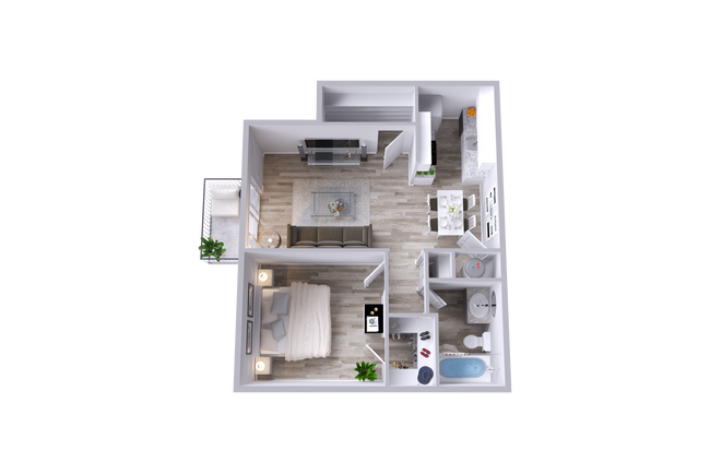 A2 | 1 Bed | 1 Bath 1155 floor plan